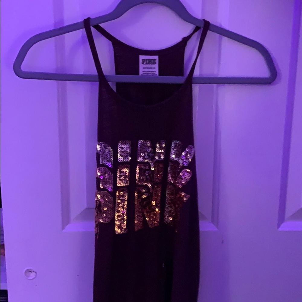 pink workout tank